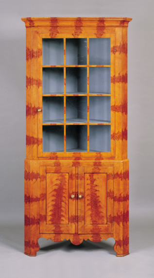 Exceptional DecoratedCorner Cupboard