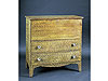 Sponge Decorated Two Drawer Lift Lid Blanket Chest