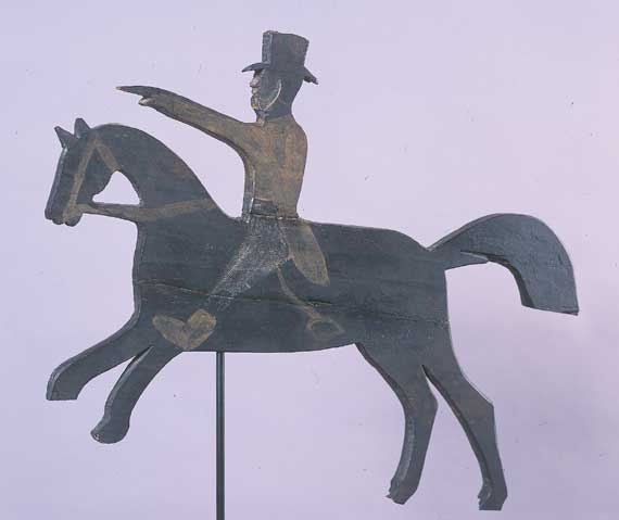 Horse and Rider Weathervane