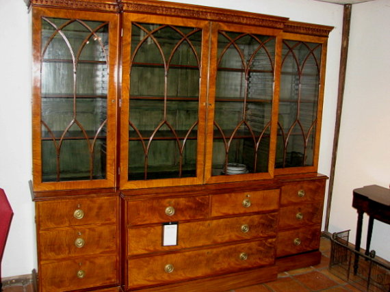 Geroge III Mahogany Breakfront