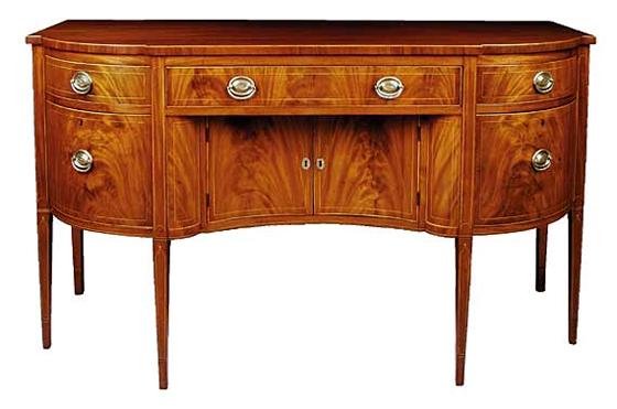 Hepplewhite Inlaid Mahogany Sideboard