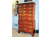 New England Tiger Maple Chest on Chest