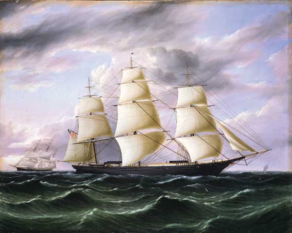 American clipper ship,