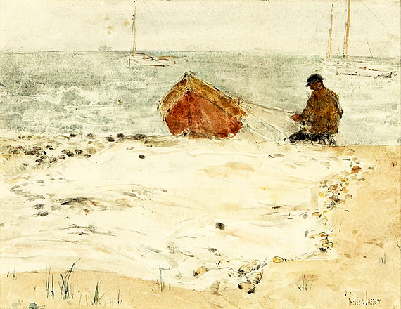 <i>Mending the Nets, Nantucket</i>
