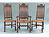 New England William and Mary Dining Chairs