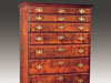 Chippendale tiger tall chest