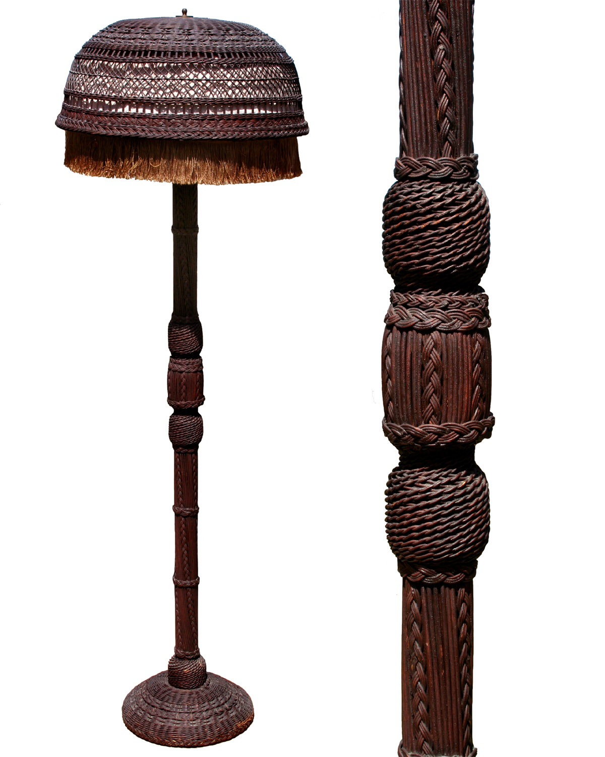 Wicker Floor Lamp