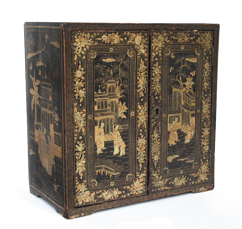 Lacquer & Gilt Cabinet