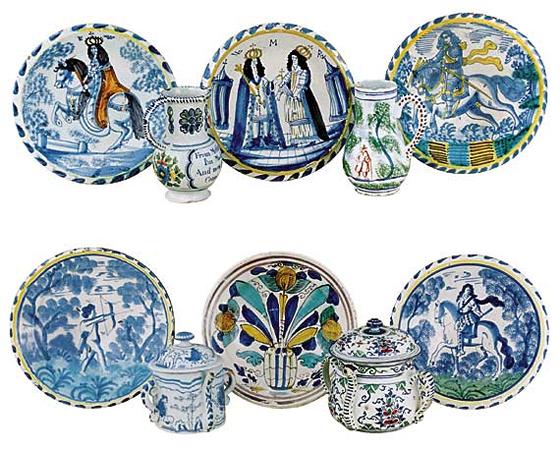 Scarce Examples of English Delft