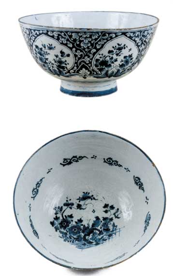 Brislington Delft Punch Bowl