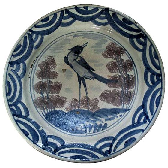 Polychrome Delft Charger