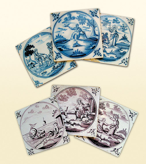 New & Old Testament Dutch Tiles