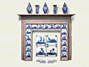 Five Piece 18th Century Delft Garniture Set