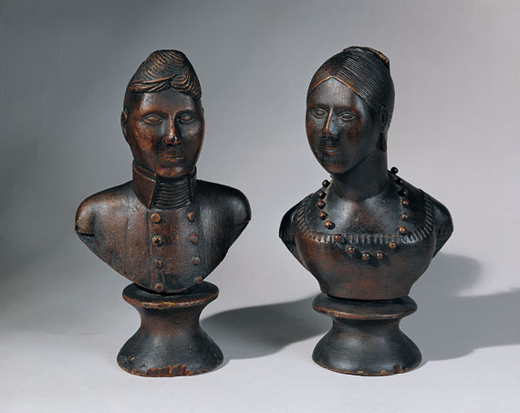 Pair of Portrait Busts