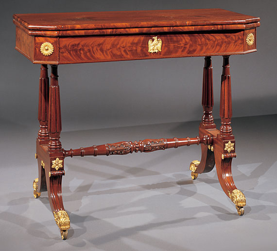 One of a Pair of Neo-Classical Card Tables