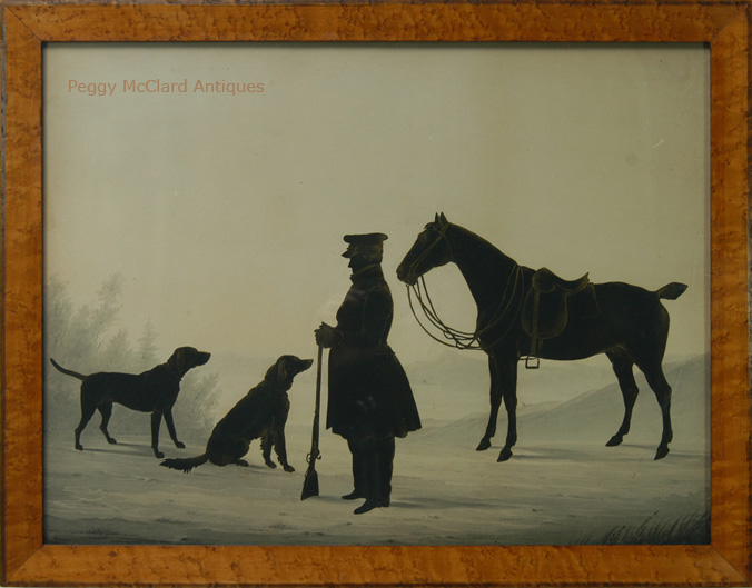 Hunt Scene Silhouette of Adam Reigart Jr.