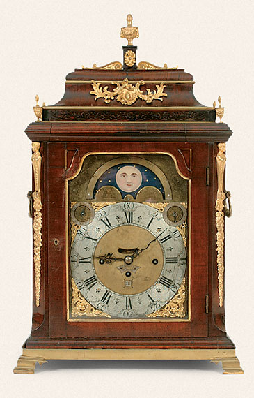 A Fine English Georgian Mahogany Clock