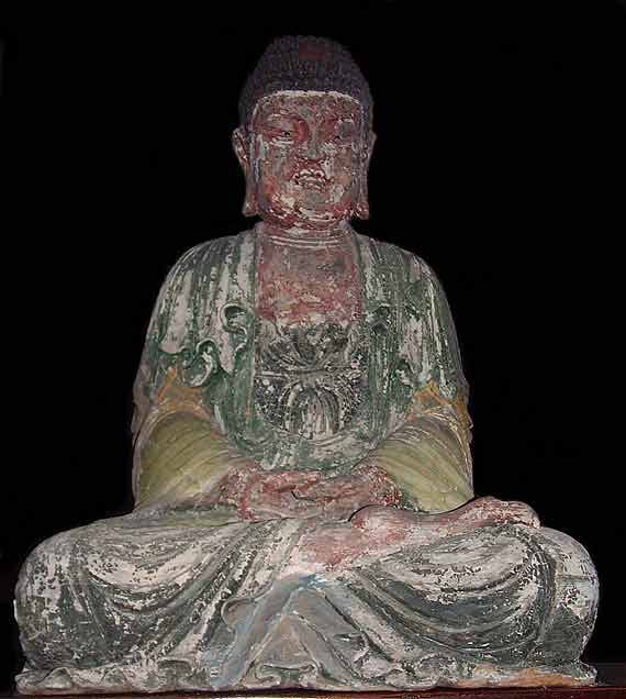 Chinese Wood Buddha