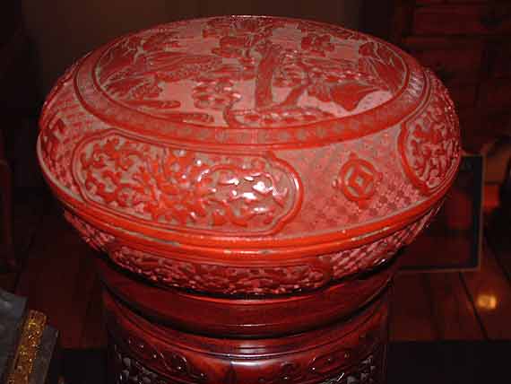 Ming Dynasty Cinnabar Box