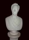 White Marble Bust of a Man