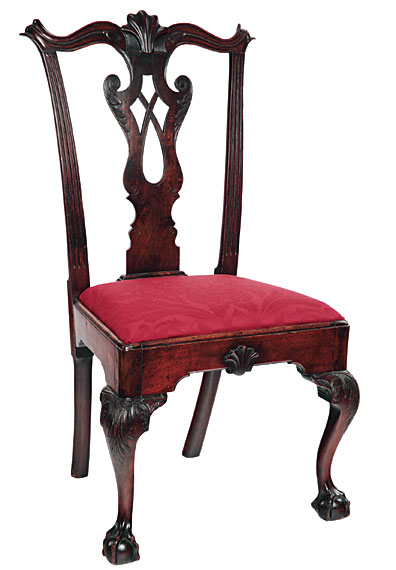 Philadelphia Shell Carved Side Chair