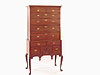 Queen Anne Flat-Top Highboy