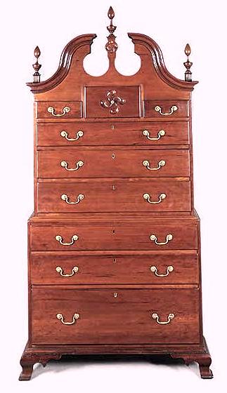 Diminutive Cherry Bonnet Top Chest on Chest