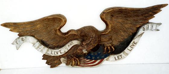 Carved Wooden Eagle