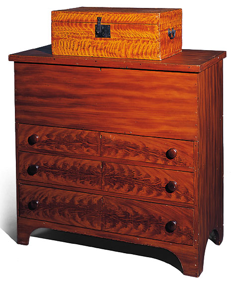 Unusual Three Drawer Mule Chest