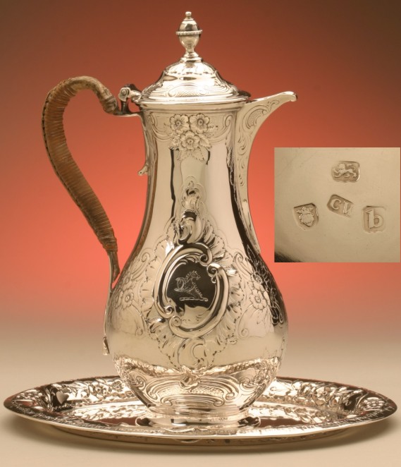 Royal Coffee Pot & Tray by Wright