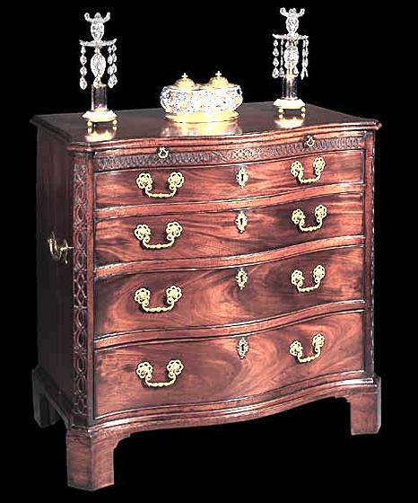Small and Useful George III Mahogany Chest
