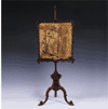 George III Mahogany Firescreen