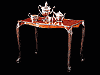 A Fine Serpentine Chippendale Silver Table