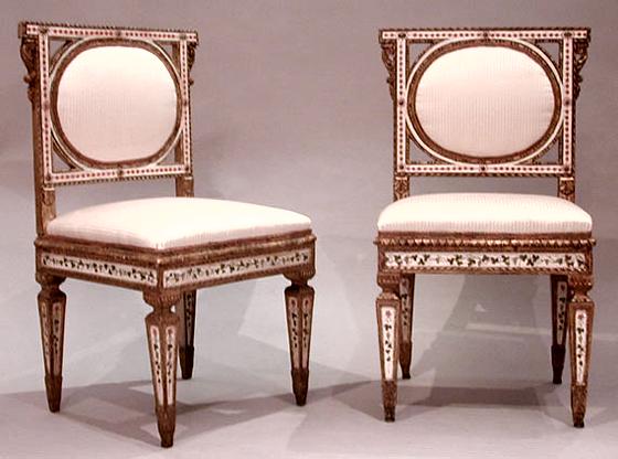 Chair, Set of Four Side Chairs