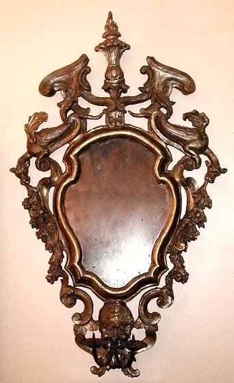 Mirrors, Pair with Candle Arms