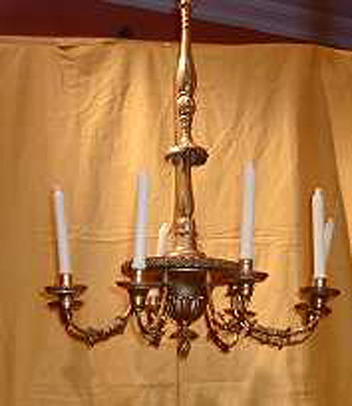 Chandelier, Wood