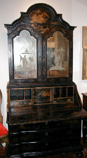 Cabinet, Drop- Front Bureau Bookcase