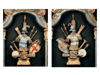 Sculpture, Pair of Armorial Trophy Panels