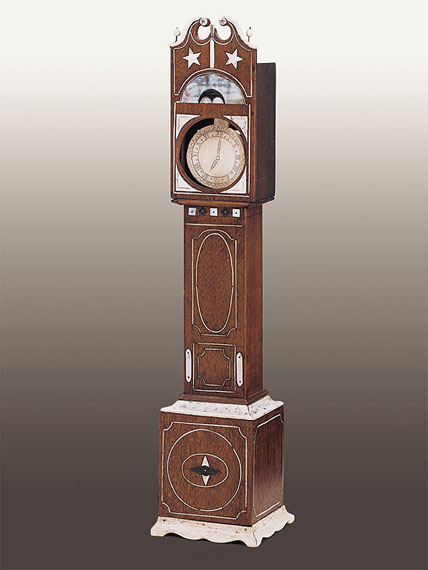 A rare 19th century sailor-made grandfather clock