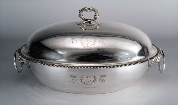 Old Sheffield Plate Four-Compartment Entree Dish
