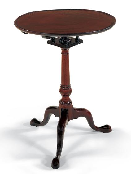Queen Anne Mahogany Candlestand