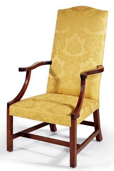 Chippendale Mahogany Lolling Chair