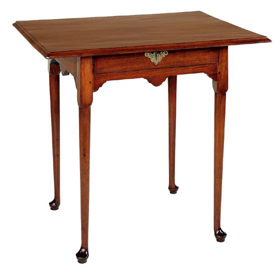 Queen Anne Mahogany Tea Table