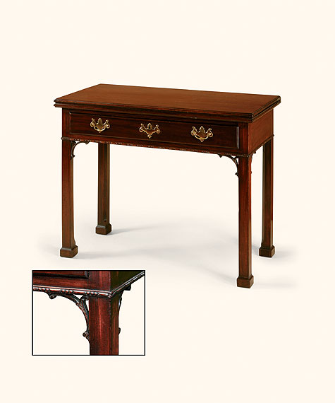 Chippendale Mahogany Card Table