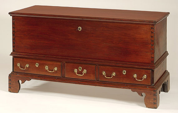Fine Chippendale Walnut Blanket Chest