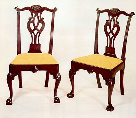 Outstanding Pair of Philadelphia Side Chairs