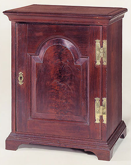 Fine Queen Anne Figured Walnut Spice Box