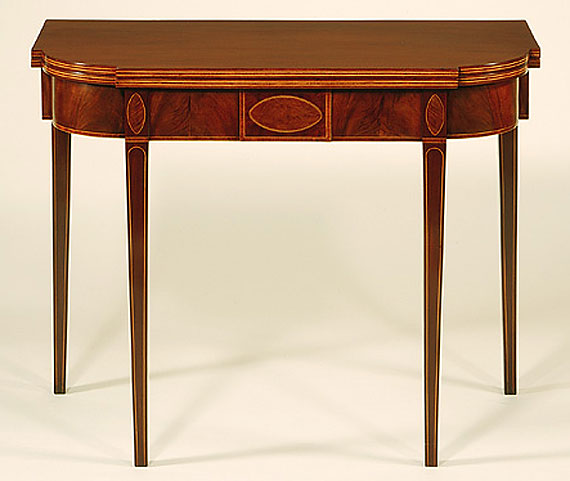 Hepplewhite Inlaid Mahogany Card Table