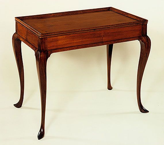 Fine Queen Anne Mahogany Tea Table (2)