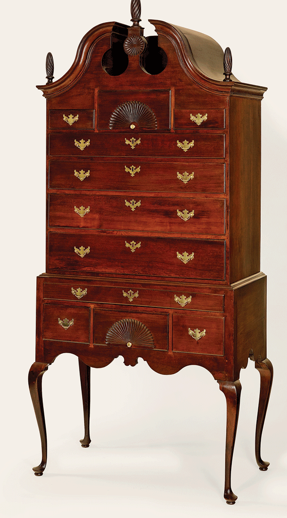 The Appleton Robbins Bonnet-Top Highboy